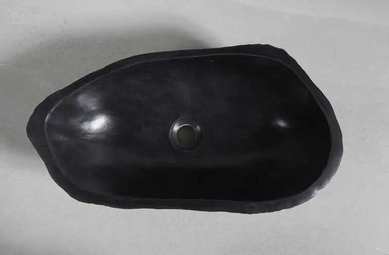 1RS1NO-10 раковина из речного камня 59x32x15