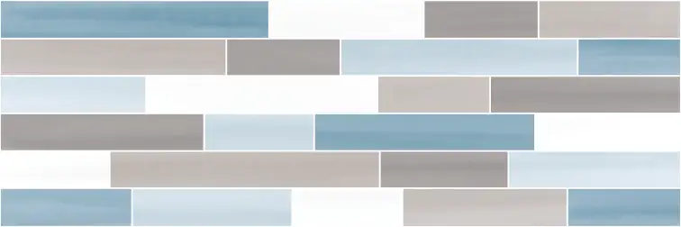 CRISTAL MURETTO GRIGIO/AZZURO 20x60