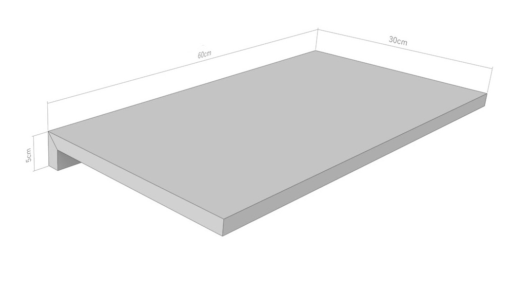 X-ROCK L 60B AS 30x60x5