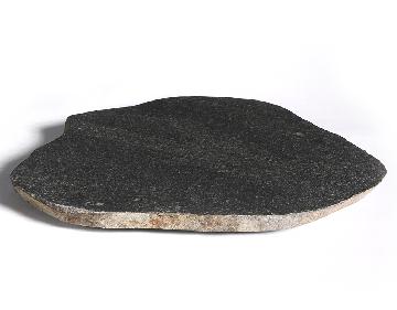 столешница для кофейного столика из речного камня 50х40х3