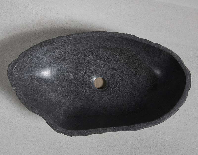 раковина из речного камня 58x33x15