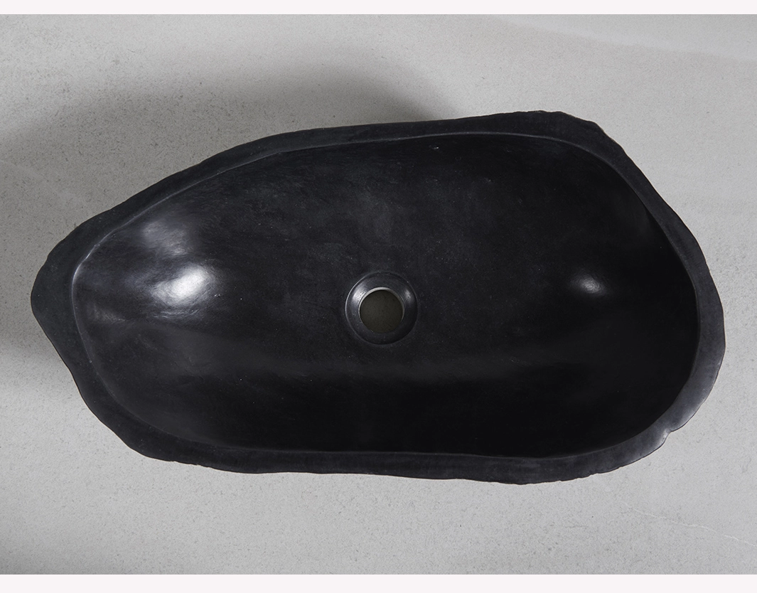 1RS1NO-10 раковина из речного камня 59x32x15