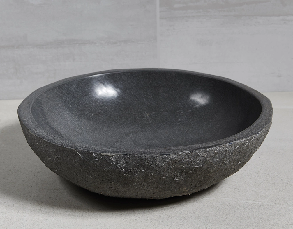 раковина из речного камня 42x42x12