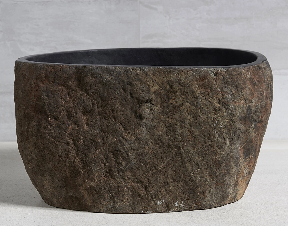 раковина из речного камня 47х48х25