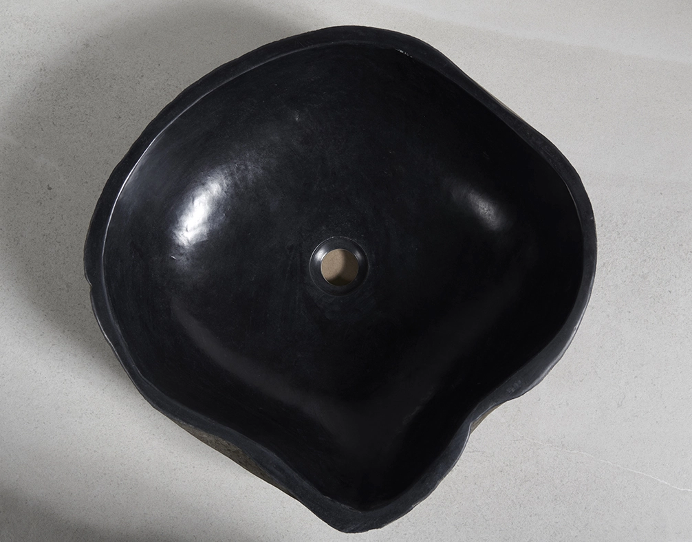 раковина из речного камня 51x50x15