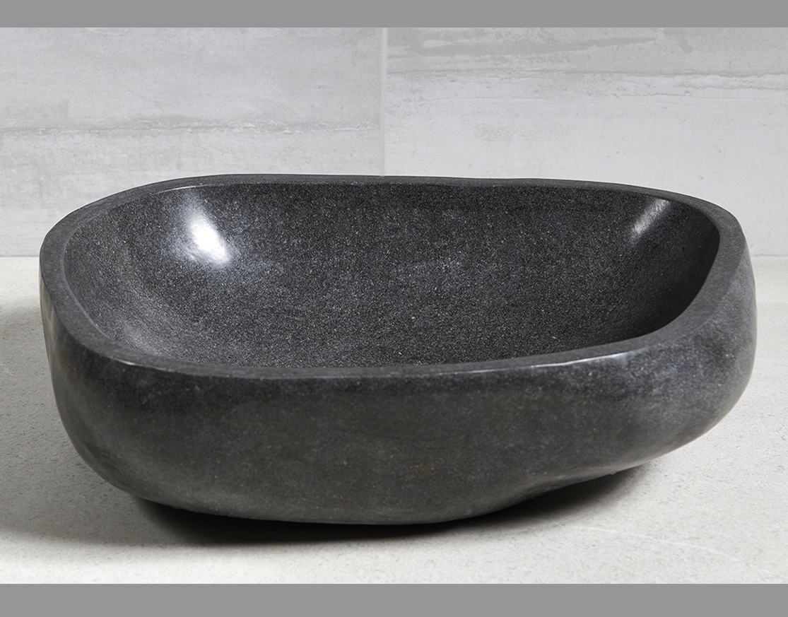 раковина из речного камня 53x43x15