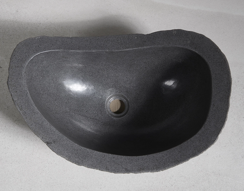 раковина из речного камня 51х34х21