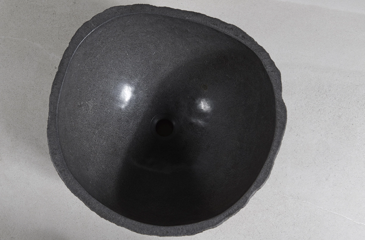 раковина из речного камня 44х44х25