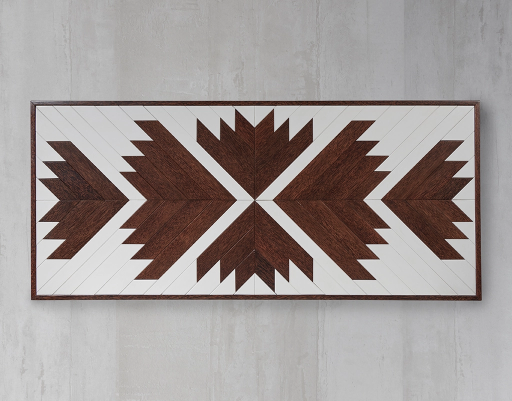 Панно декоративное на стену Wall art Deco AZTEC из древесины кокосовой пальмы