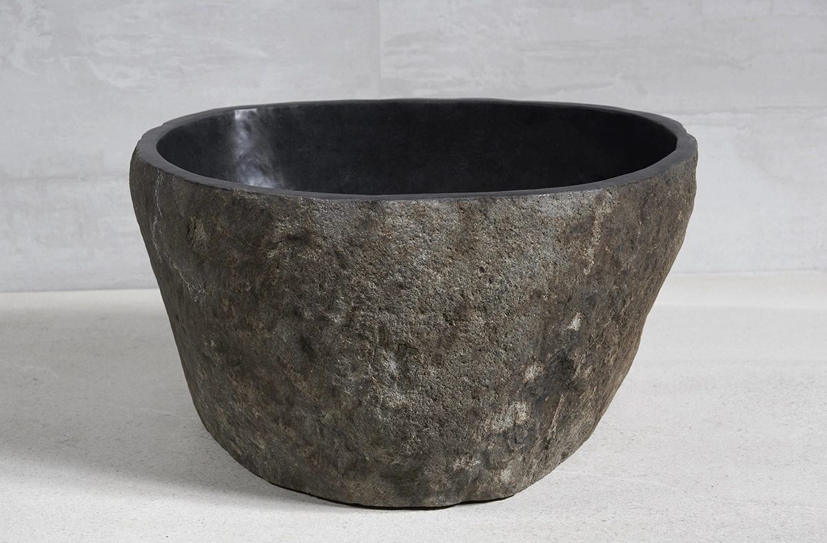 раковина из речного камня 47х48х25