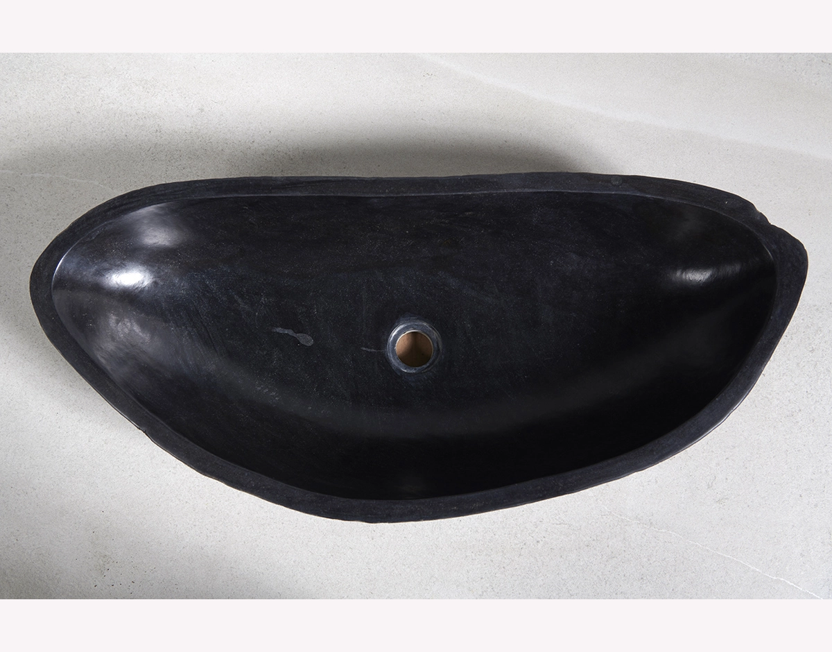 раковина из речного камня 82x36x15