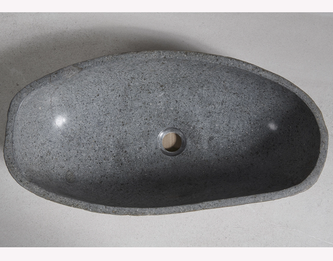 раковина из речного камня 60х31х15