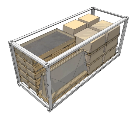 Пирамида для крупноформатного керамогранита TRESTLE HT 120X260 / 120X240 - 270X75X159,6