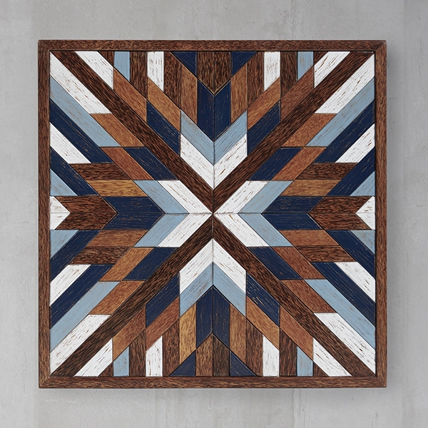 Панно декоративное на стену Wall art Deco INTANG из древесины кокосовой пальмы