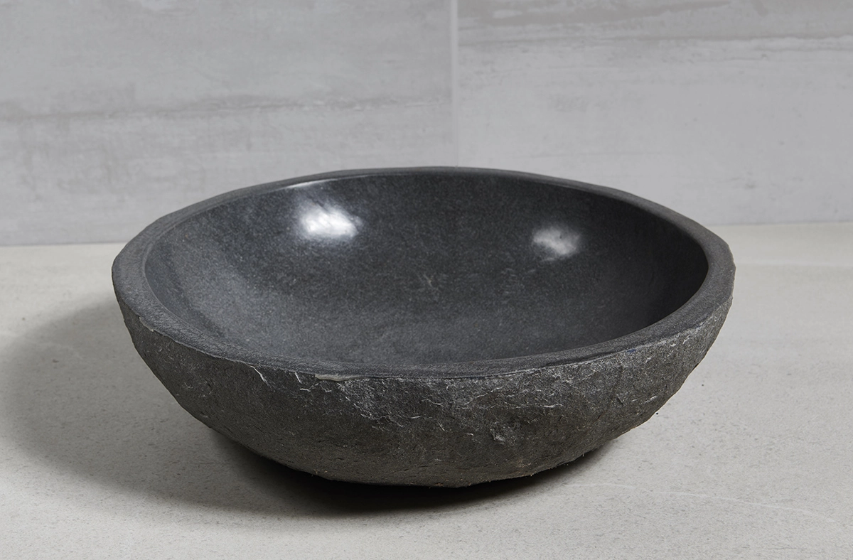 раковина из речного камня 42x42x12