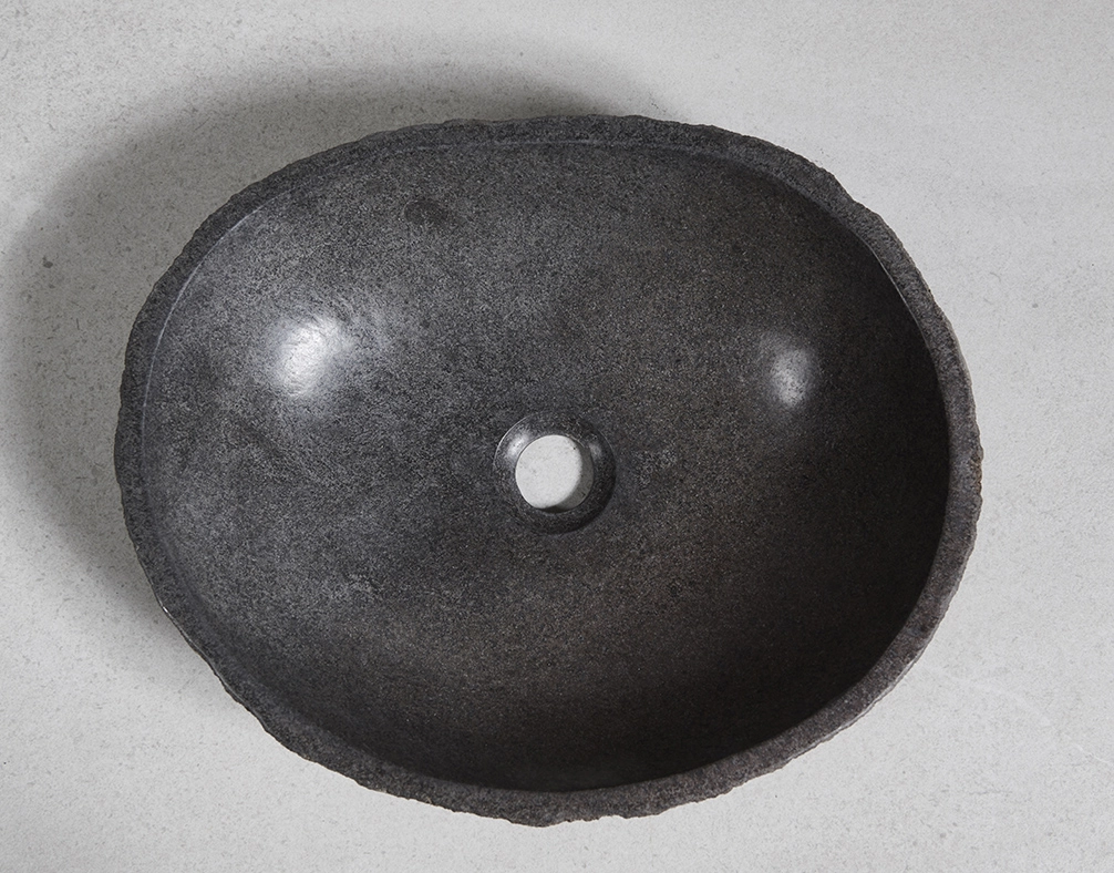 раковина из речного камня 42х35х10