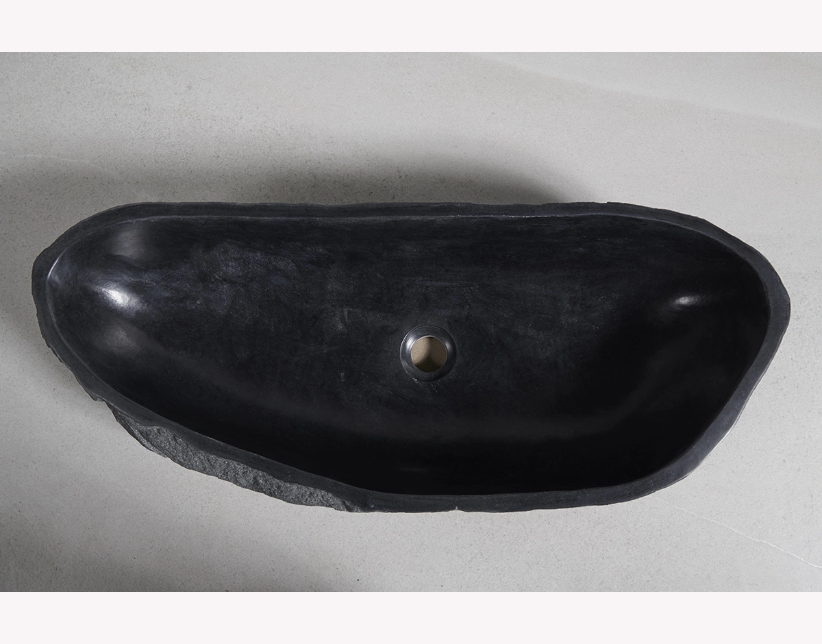 раковина из речного камня 80x31x16