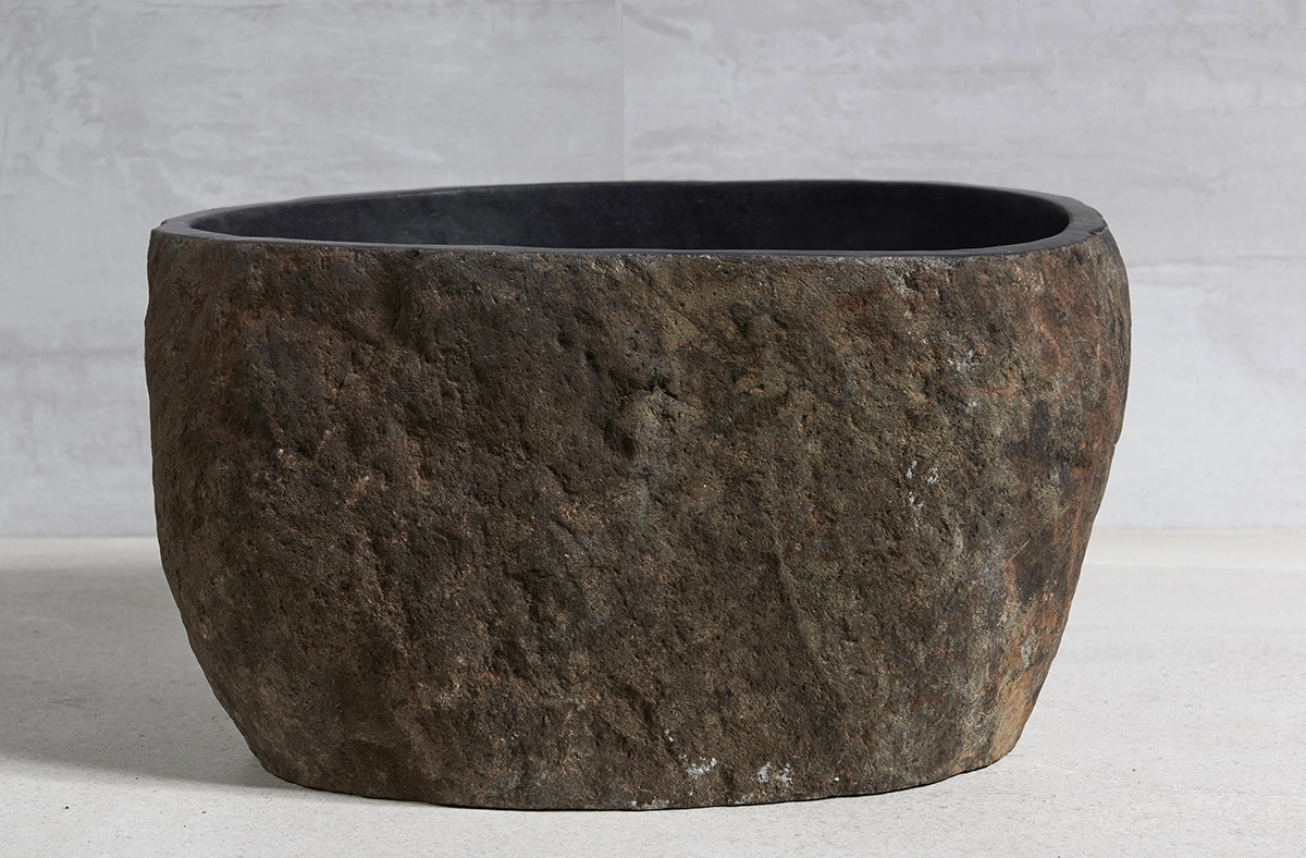 раковина из речного камня 47х48х25