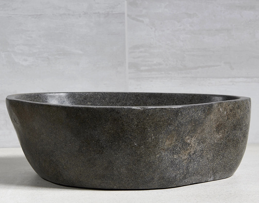 раковина из речного камня 50x38x21