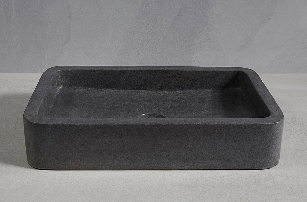 1RS1-01 раковина из речного камня 55х35х10