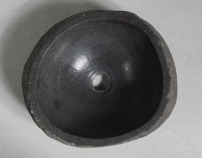 раковина из речного камня 38x34x15