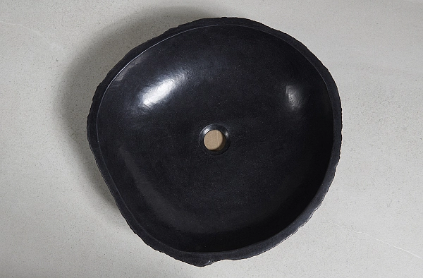 раковина из речного камня 45х45х10