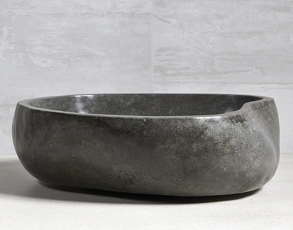 раковина из речного камня 53x43x15