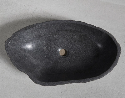 раковина из речного камня 58x33x15