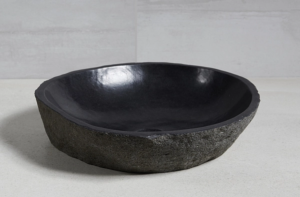 раковина из речного камня 45х45х10