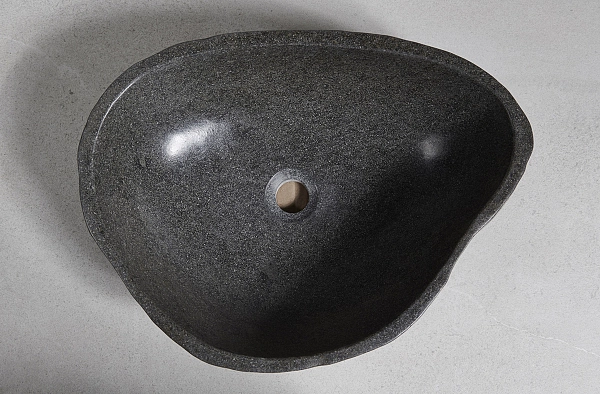 раковина из речного камня 50x38x21