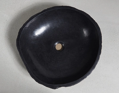 раковина из речного камня 45х45х10