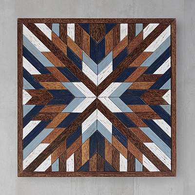 Панно декоративное на стену Wall art Deco INTANG из древесины кокосовой пальмы