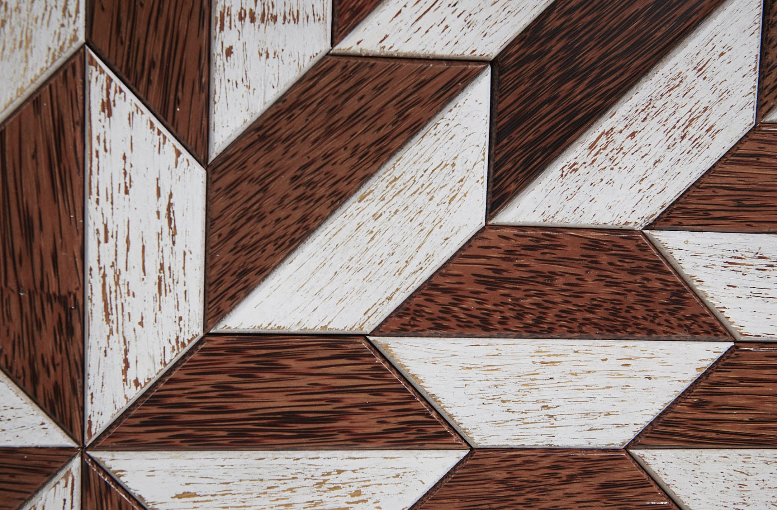 Панно декоративное на стену Wall art Deco ROSA из древесины кокосовой пальмы