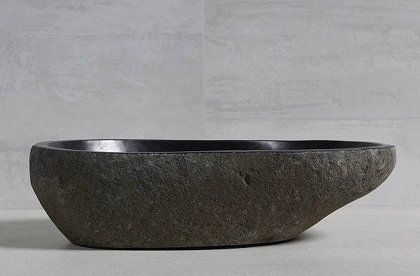 раковина из речного камня 58x33x15