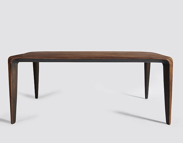 Обеденный стол из массива дерева ARUS DINING TABLE 90x75x180