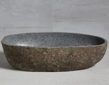 раковина из речного камня 60х31х15
