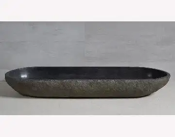 раковина из речного камня 120х35х15